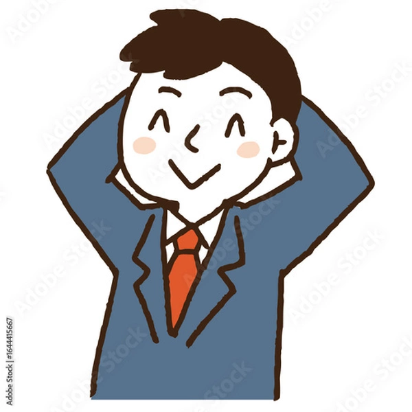 Obraz 制服を着た学生表情