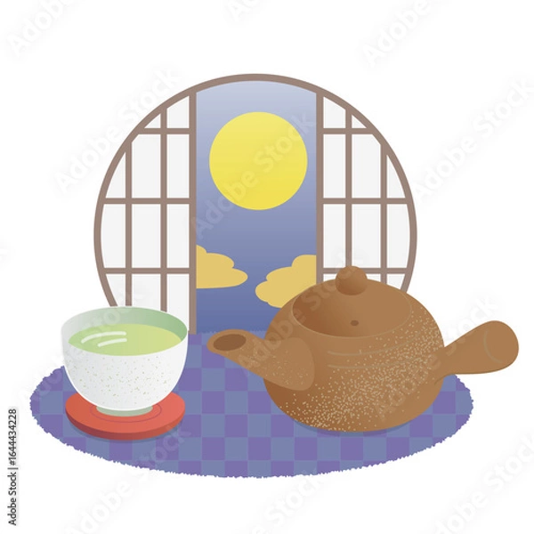 Obraz 緑茶　日本茶