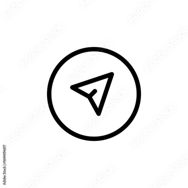 Fototapeta Send arrow icon. Send icon. Share icon