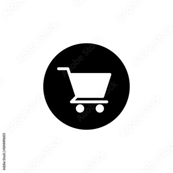 Fototapeta Shopping cart icon vector. Shopping icon.