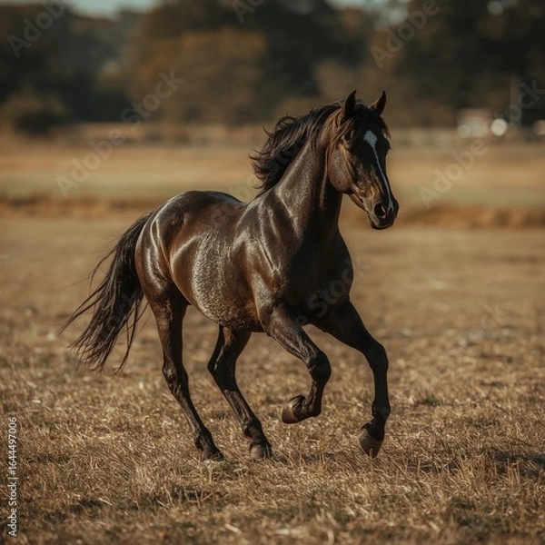 Fototapeta horse in the field