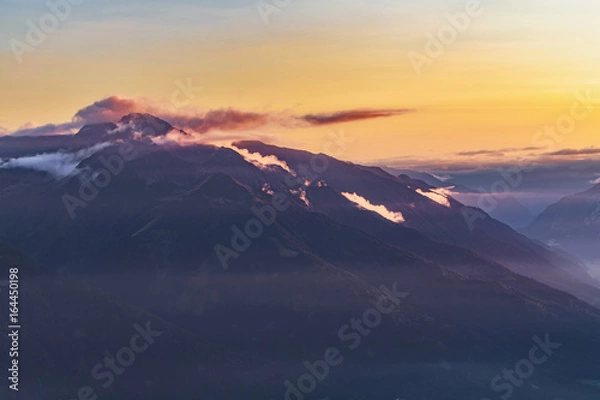Obraz Amazing Mountains. Highlands of the Karwendel in the european Al