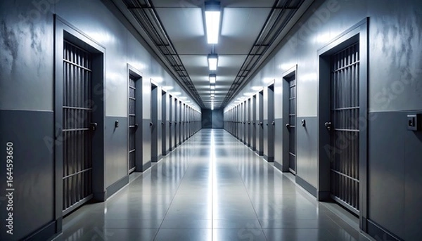 Obraz server rack with servers