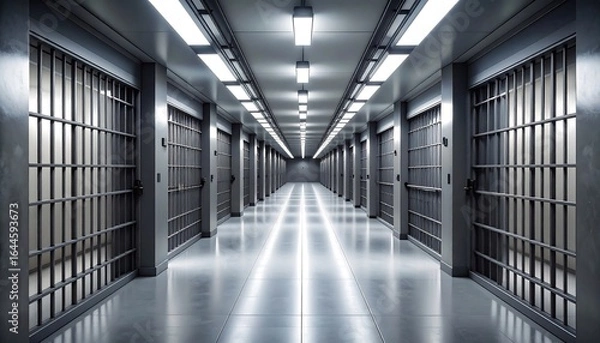 Obraz server rack with servers