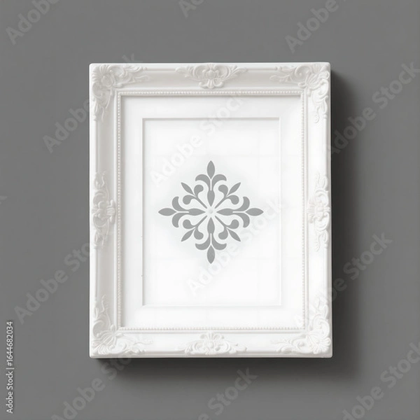 Fototapeta vintage frame on a wall