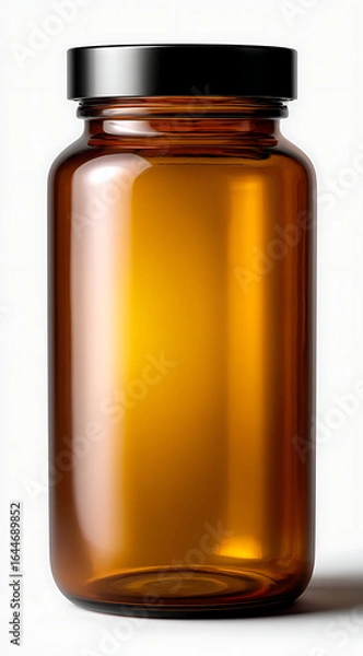 Obraz Glowing butterfly of pink light spots with a spiral spark in a black background, fantasy style.