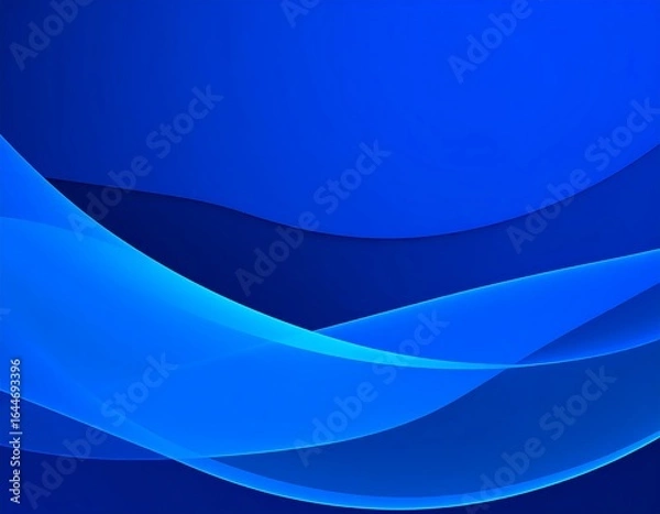 Fototapeta Abstract blue waves