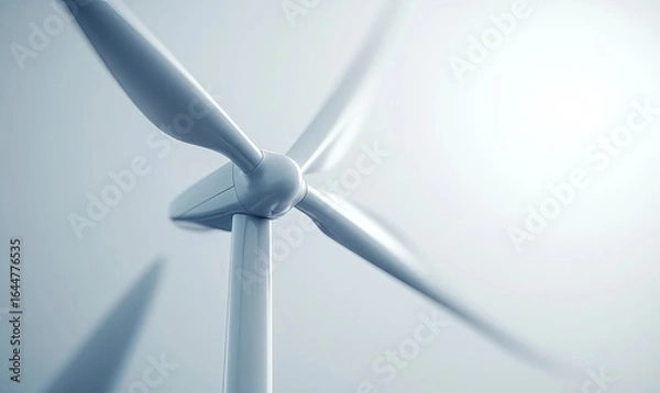 Fototapeta Engineers collaborating on a high-tech project to design efficient clean energy networks, focusing on integrating wind turbines to create sustainable power generation solutions, Generative AI