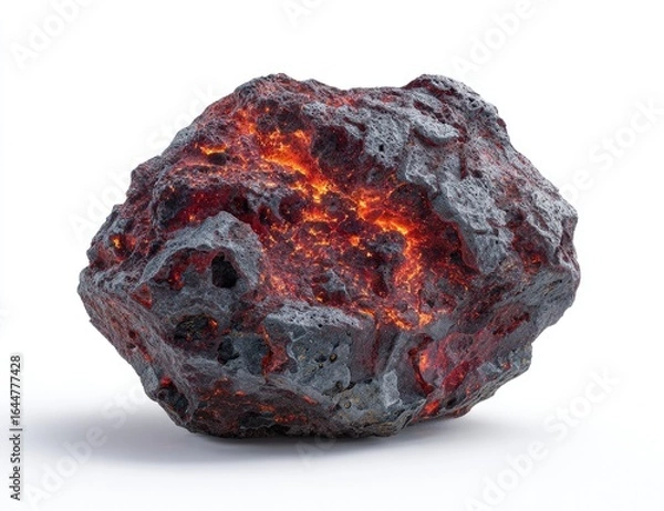 Obraz Molten rock, glowing interior (1)