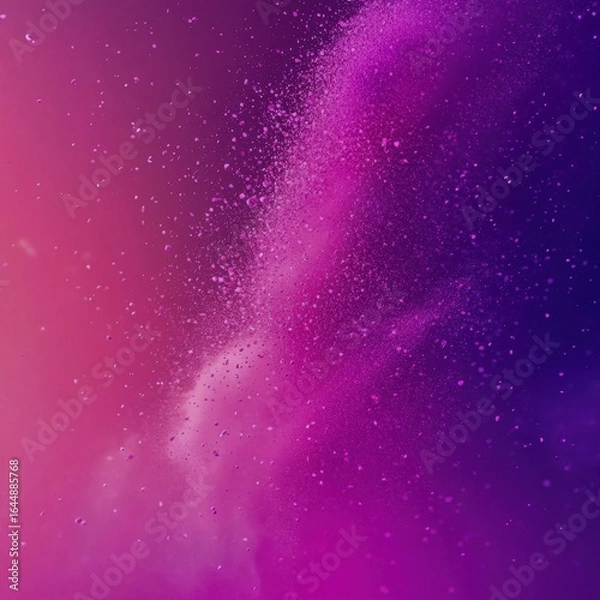 Fototapeta Holi powder explosion on vibrant pink to purple gradient background