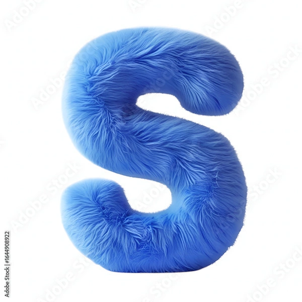 Obraz blue question mark on white