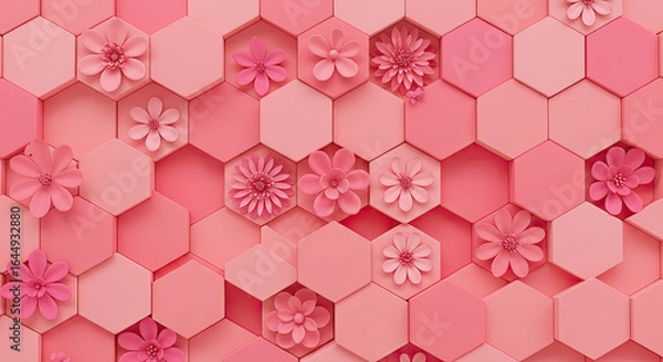 Obraz pink flowers in a temple