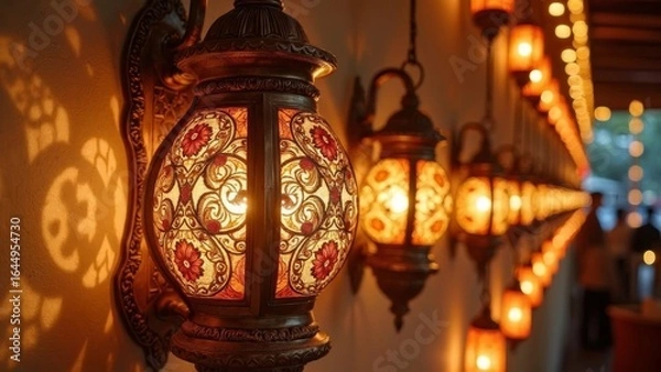 Obraz Decorative patterns in lighting art