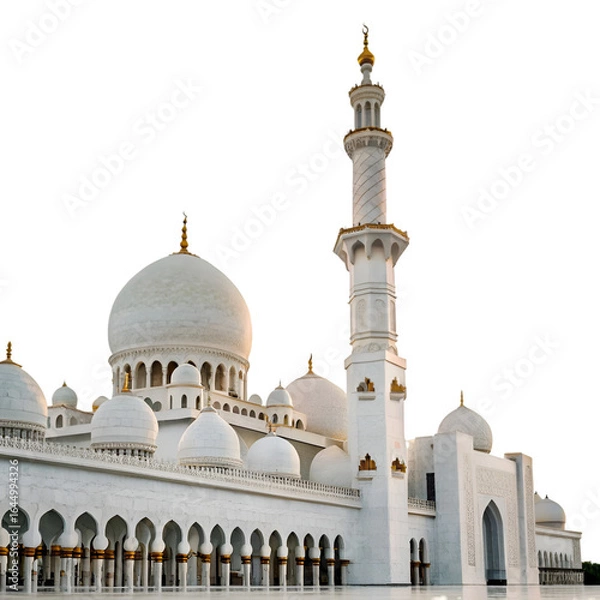 Obraz mosque in abu dhabi