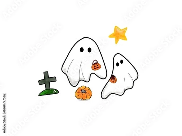 Fototapeta Halloween ghost 