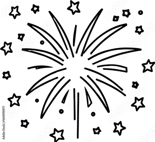 Fototapeta Abstract black background with radiating lines