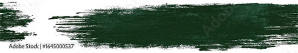 Obraz Dark green paint stroke