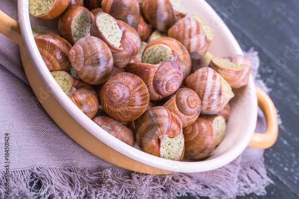 Obraz Escargots de Bourgogne