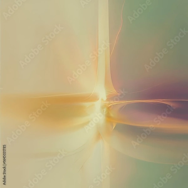 Fototapeta Translucent Pulse IV A soft rhythmic pulse of light emanating from an unseen source meditative and subtle