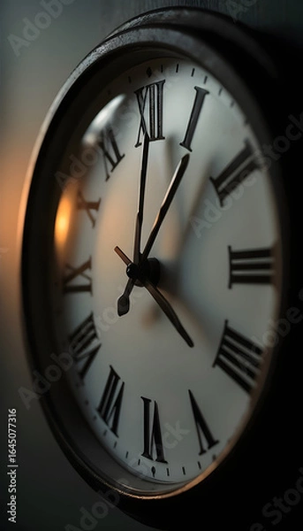 Fototapeta Close up of an Old clock face
