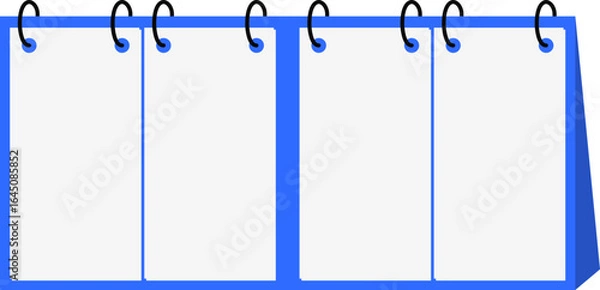 Obraz 파란색 스프링 달린 점수판 다이어리