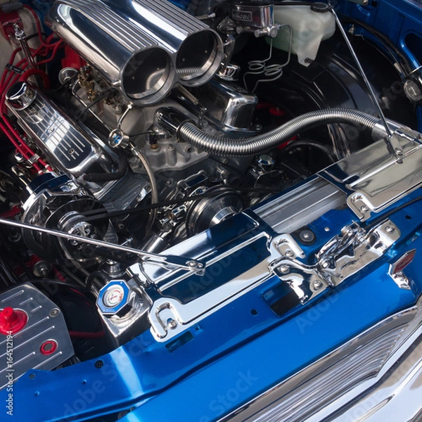 Fototapeta Chevy Engine