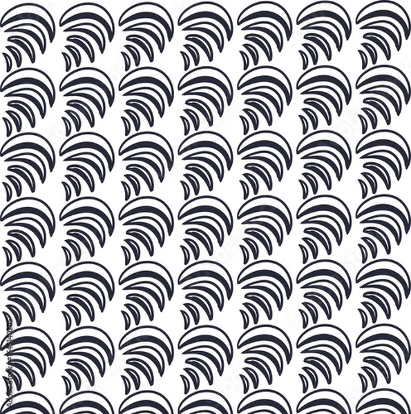 Obraz Crescents or arcs are repeated and create texture.