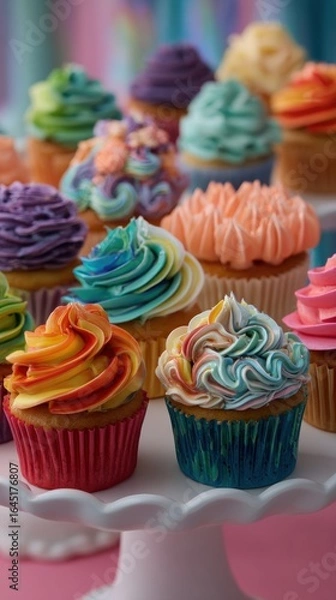 Obraz Colorful Celebration Cupcakes