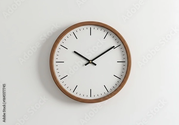 Obraz wall clock isolated on white