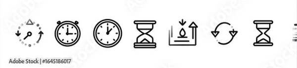 Obraz Simple time-related icons (1)