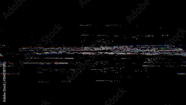 Fototapeta Abstract Digital Pixel Noise Glitch.Video Corruption Error