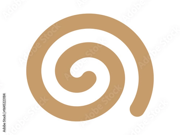 Obraz ぐるぐるのアイコン（うずまきの効果線）