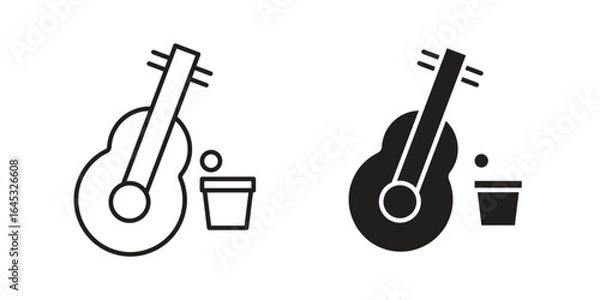 Fototapeta Busking icon