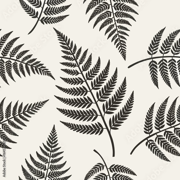 Fototapeta seamless pattern with leaves