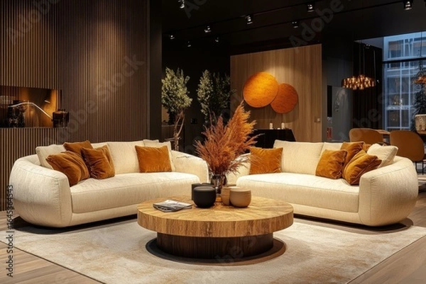 Fototapeta Pop art retro-style design featuring a young blonde woman wearing sunglasses against a vibrant, colorful background. 3D rendering, Generative AI