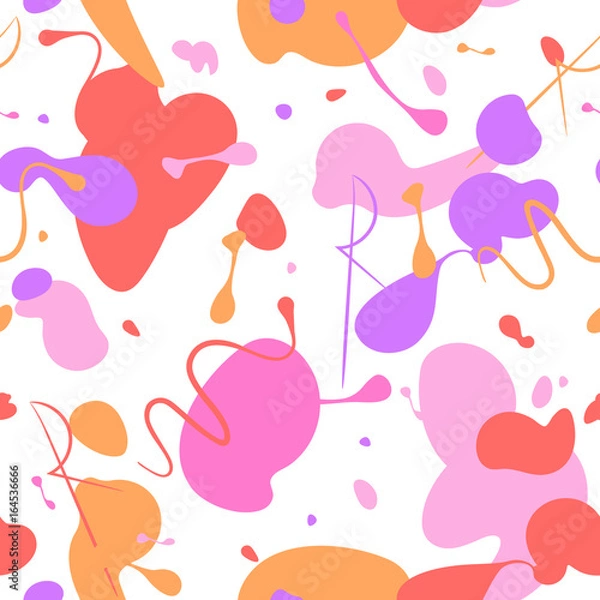 Fototapeta Color cosmetic concept vector texture good for wrapping paper, wallpaper and pattern fill