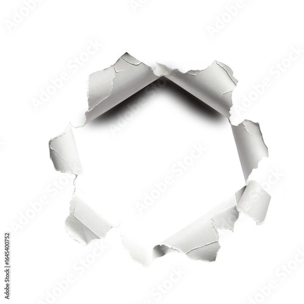Obraz hole in paper