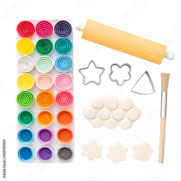 Obraz set of watercolor paint brush strokes