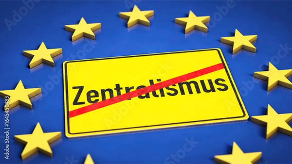 Obraz Den Zentralismus in der EU beenden