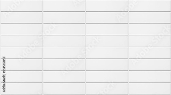 Obraz White tile wall texture background seamless