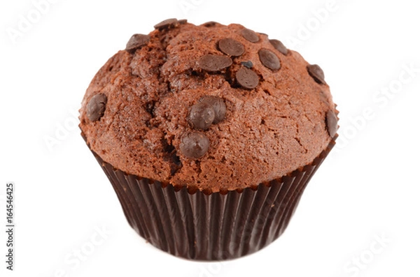 Obraz muffins on white background