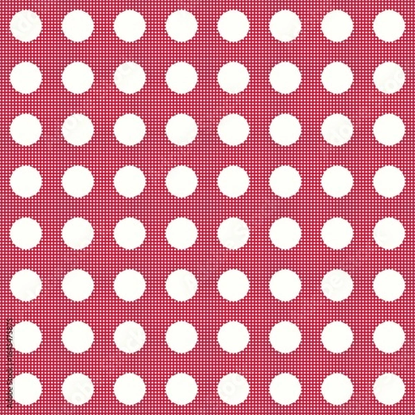 Fototapeta seamless pattern with polka dots