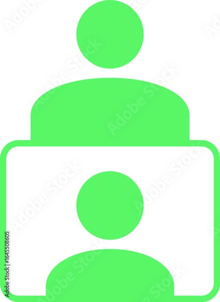 Fototapeta Selfie  Camera  In Fill Icon