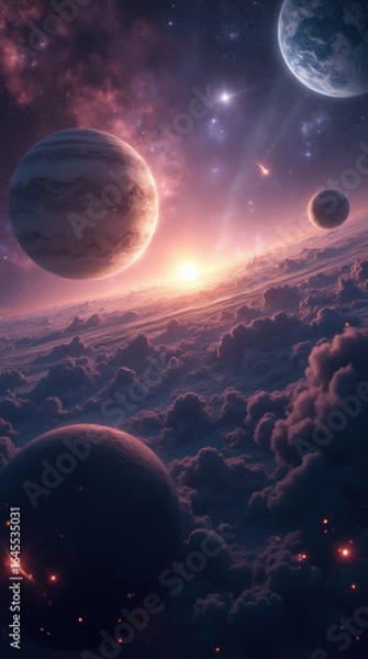 Fototapeta planet in space