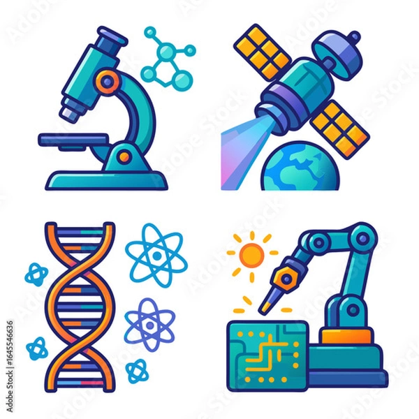 Fototapeta Global Science Frontiers