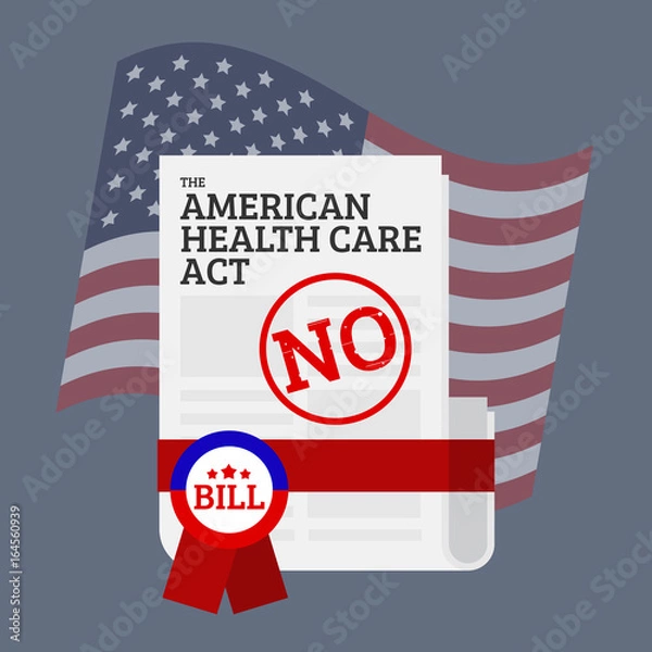 Obraz The american health care act vote