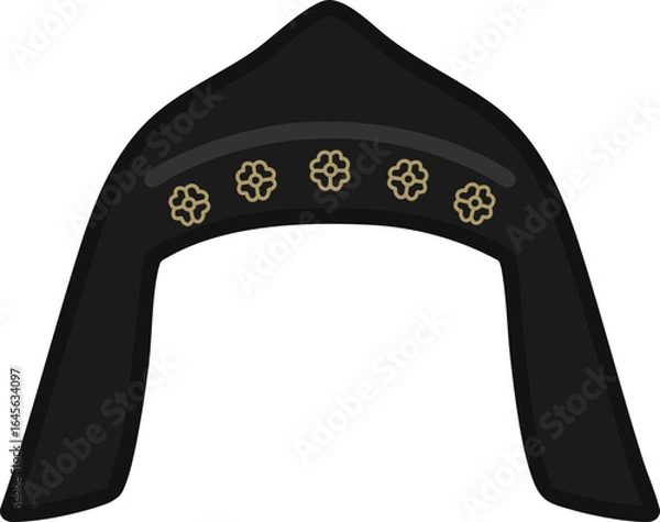 Obraz 한국 전통 도령모자 일러스트
