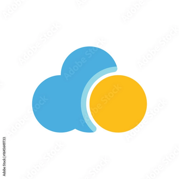 Obraz Cloud Logo Vector Icon Template Illustration