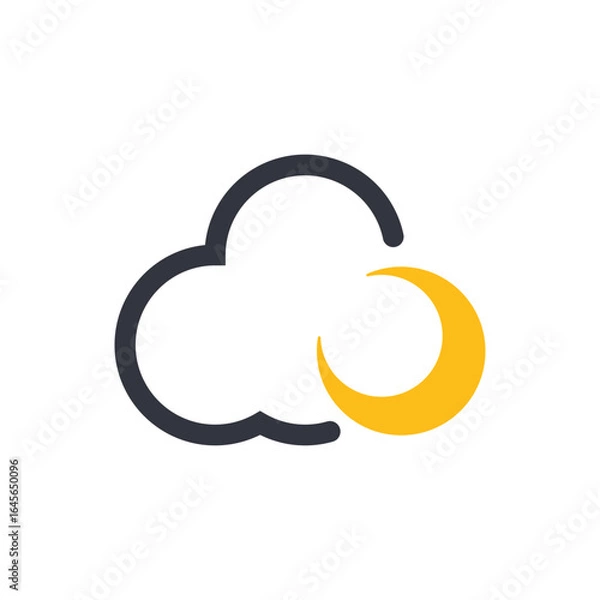 Obraz Cloud Logo Vector Icon Template Illustration
