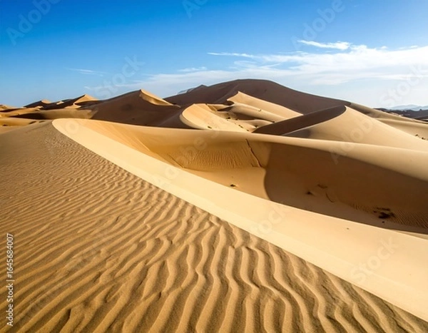 Obraz Desert Dunes Under Clear Sky